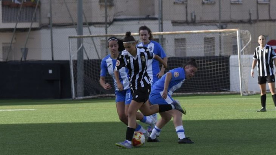 Daniela en un partido