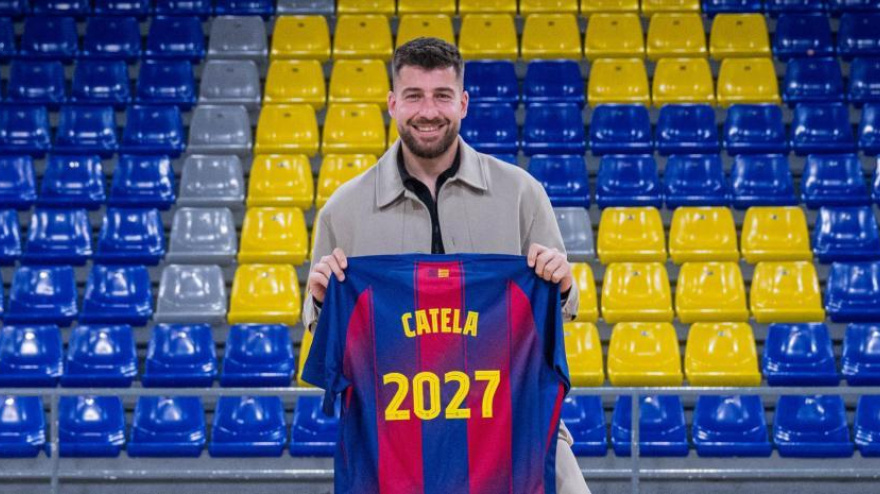 Catela seguirá de azulgrana un año más