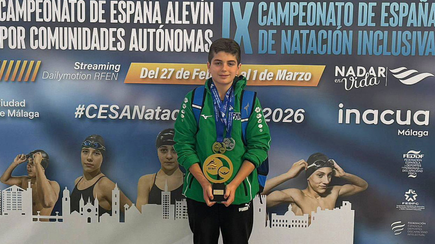 Bartolomé Díaz, campeón de España con Andalucía en el Nacional por Comunidades Autónomas