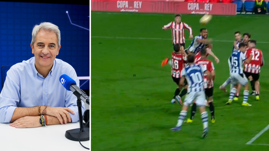 Manolo Lama clama por el penalti pitado en el Real Sociedad-Athletic: "Luego no entra el VAR en lo de Rudiger y Rico, no me digas que no es para cabrearse"