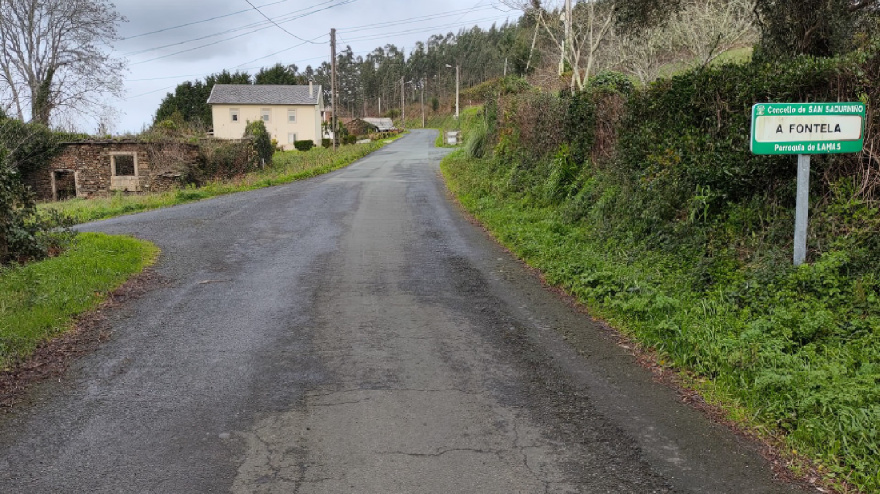 Foto del lugar da Fontela, en Lamas, uno de los proyectos financiados por AGADER