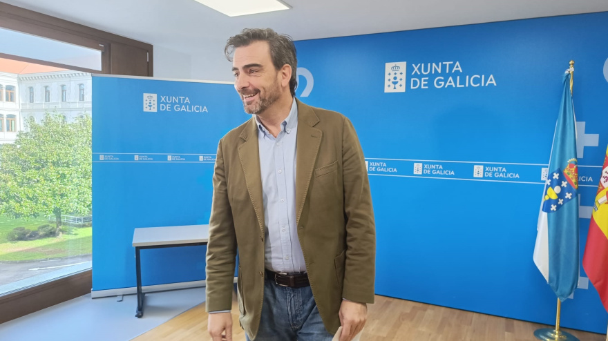 El conselleiro de Presidencia, Xustiza e Deporte, Diego Calvo