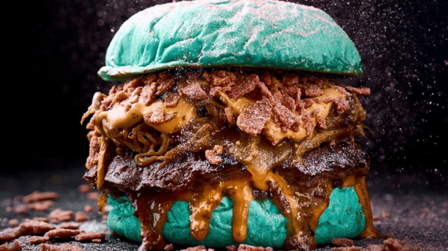 Burger Diamante Azul