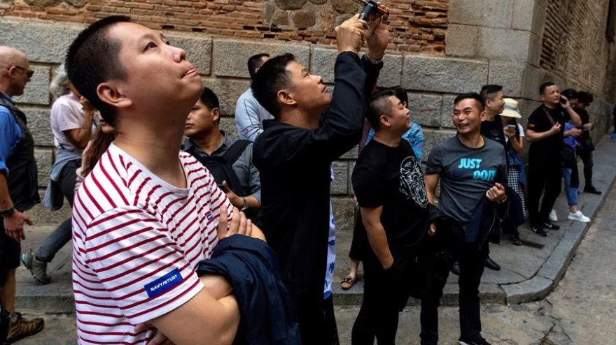 Turistas Japoneses en Toledo