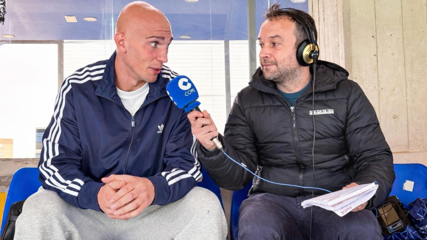 Javi Rentero, en Deportes COPE en Alicante.