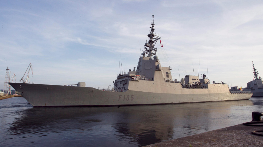 La fragata ‘Cristóbal Colón’, que España enviará a Chipre