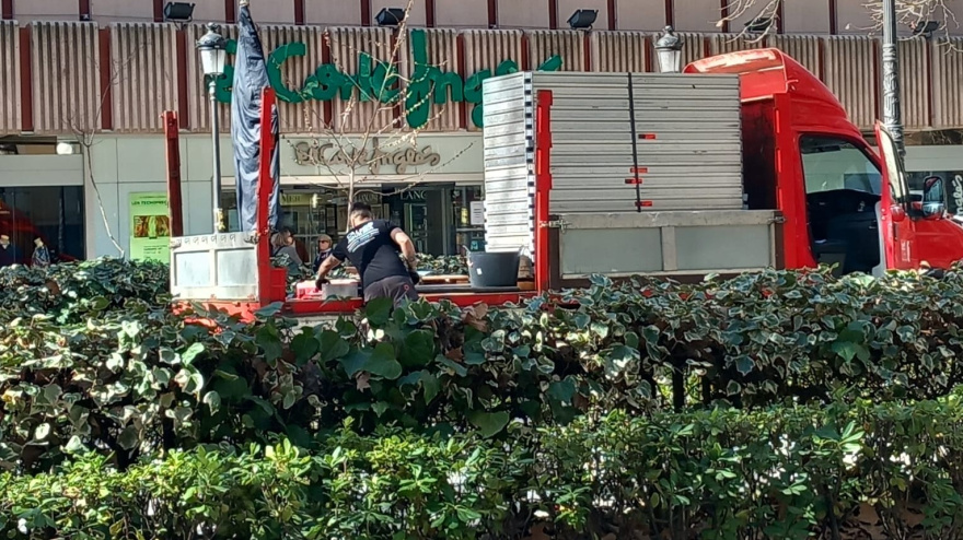 Trabajos para mejorar la accesibilidad de las tribunas de la Carrera de la Virgen