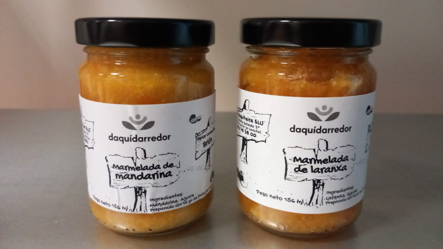 Mermeladas elaboradas en las cocinas comunitarias de Darredor en Brión