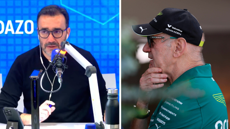 Juanma Castaño y Adrian Newey