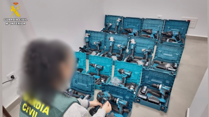 Han sido aprehendidas 14 maletas de herramientas falsificadas