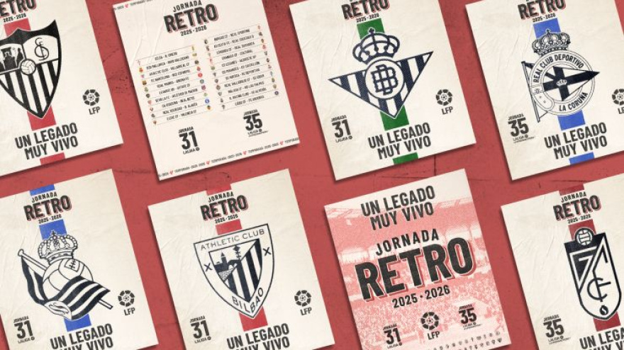 LaLiga anuncia una jornada con camisetas retro