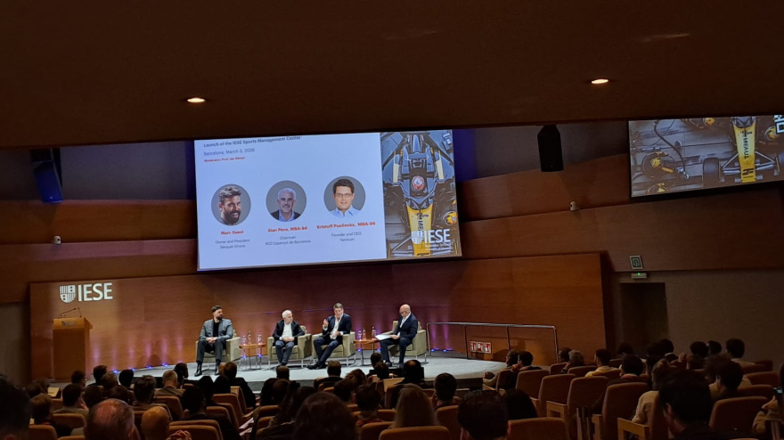 Éxito de participación en la presentación del IESE Sports Management Center