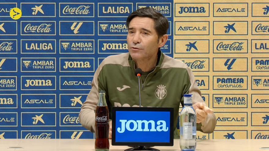 Marcelino en rueda de prensa