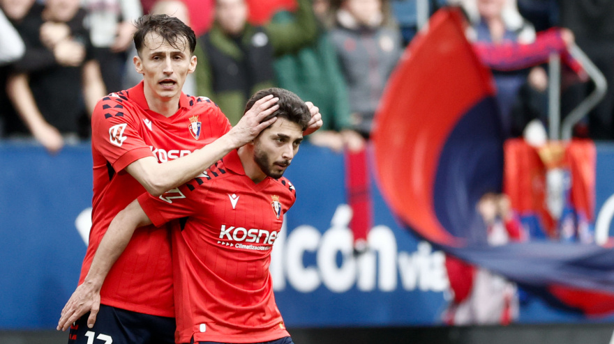 Budimir celeba su gol en el Osasuna - Mallorca