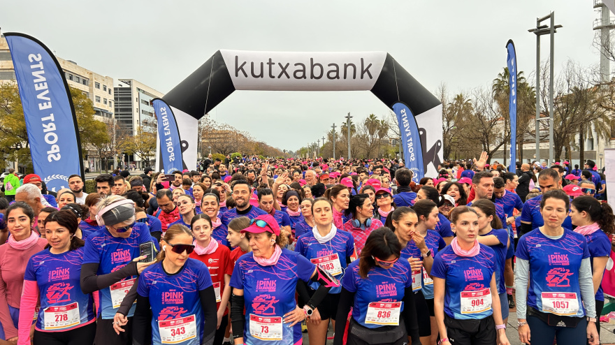 Corredoras segundos antes de la salida