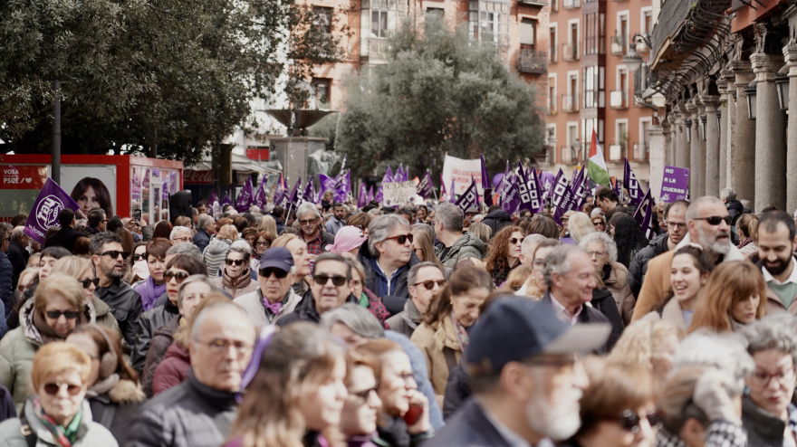 Manifestación por Día Internacional de la Mujer en Valladolid