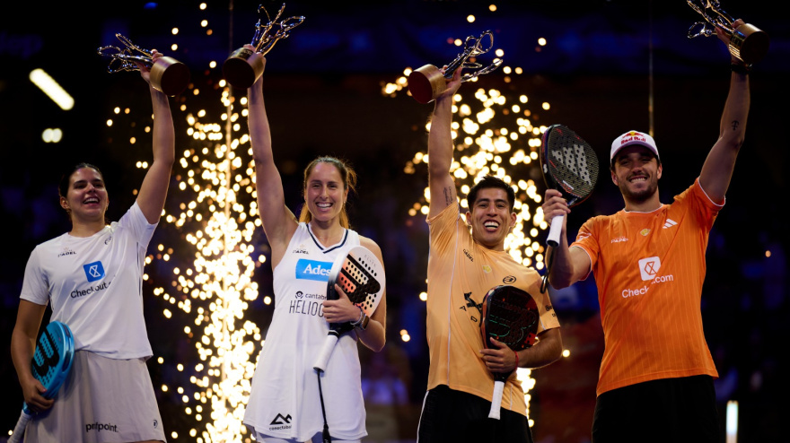 Ganadores del Premier Padel de Gijón.