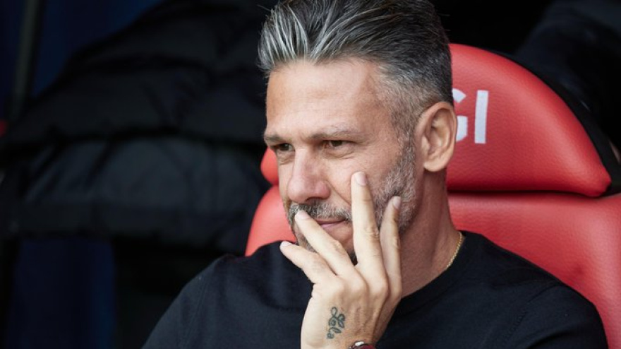 Martín Gastón Demichelis en su estreno en El Sadar