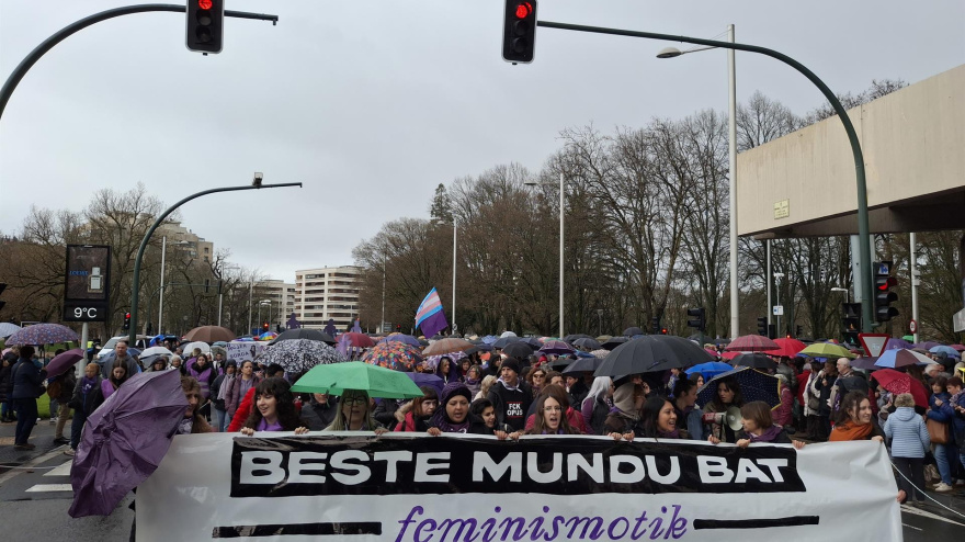 Manifestación 8M Pamplona