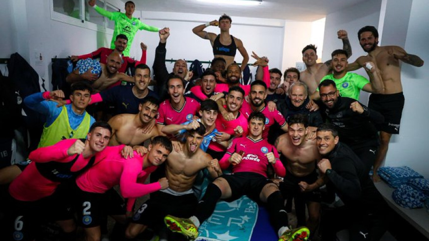 Alegría en el vestuario