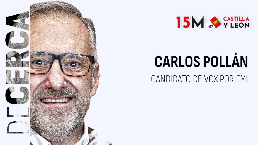 Carlos Pollán, candidato de Vox a la presidencia de Castilla y León