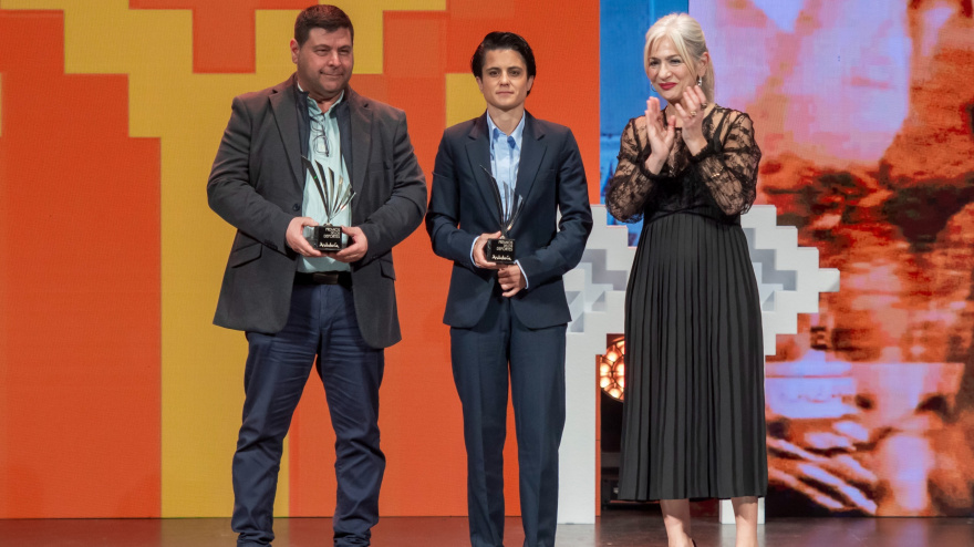 Patricia del Pozo durante la entrega de los Premios Andalucía de los Deportes