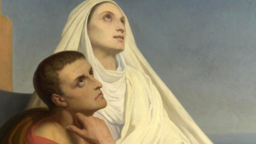 San Agustín y Santa Mónica