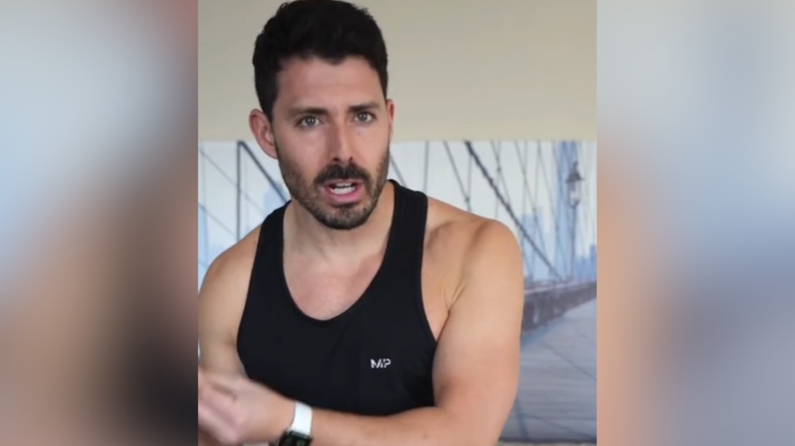 Captura de pantalla de Sergio Peinado, entrenador personal