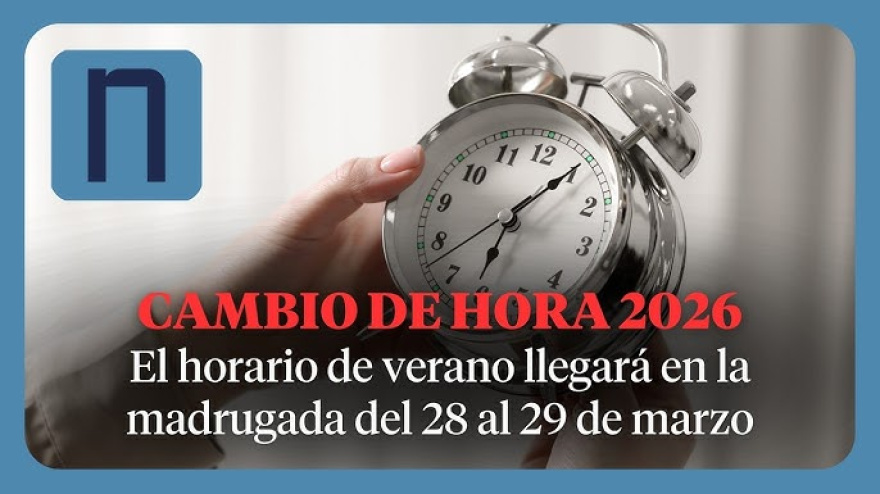 El 28 de marzo se produce el cambio de horario de verano