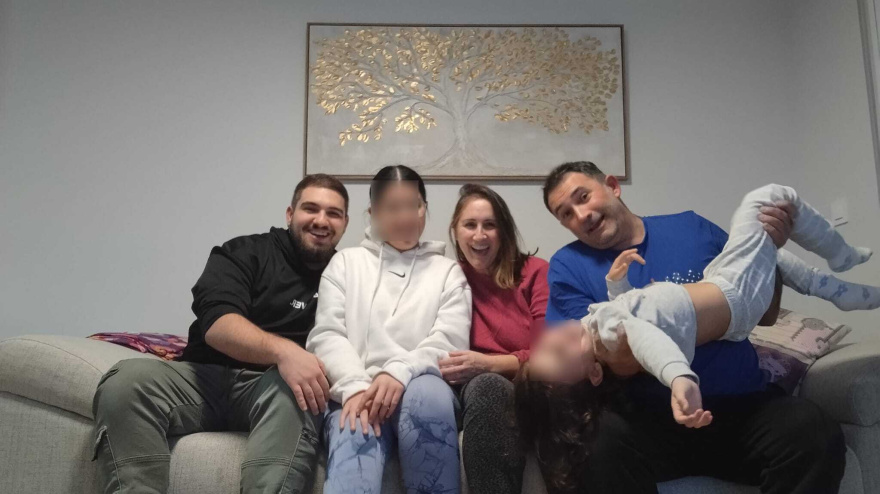 Matilde y su familia