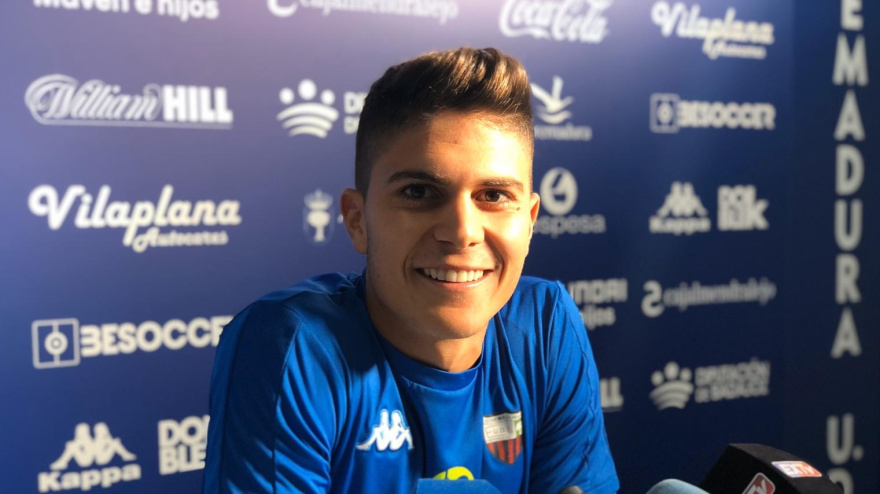 Óscar Pinchi, en su etapa en el Extremadura UD