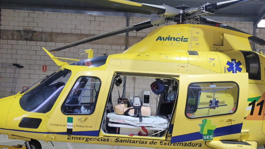 Helicóptero 112 Extremadura