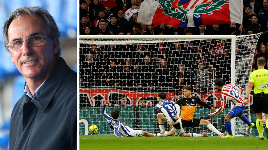 Bixio Gorriz y la Real Sociedad en el Metropolitano