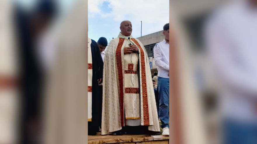 Pierre Al-Rahi durante una misa