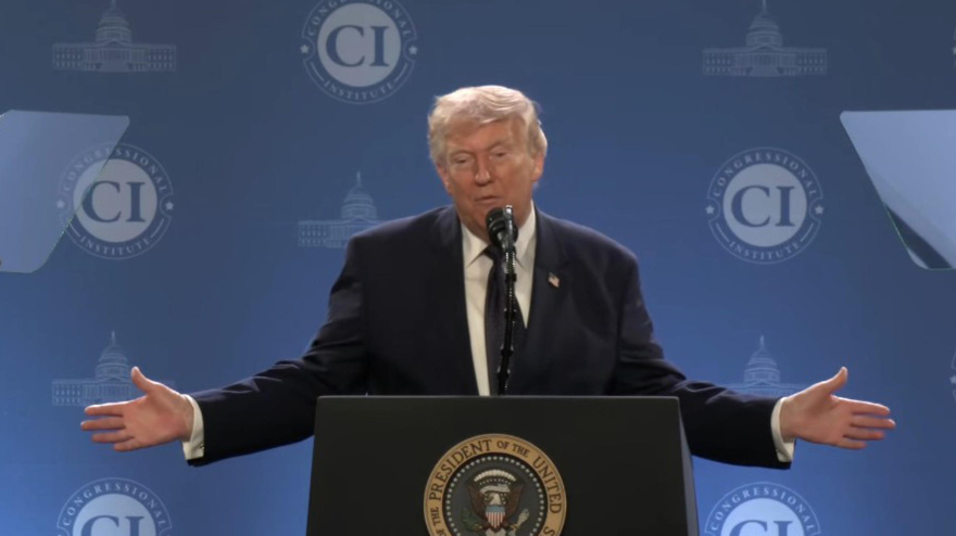 El presidente de Estados Unidos, Donald Trump