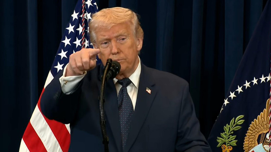 El presidente de Estados Unidos, Donald Trump