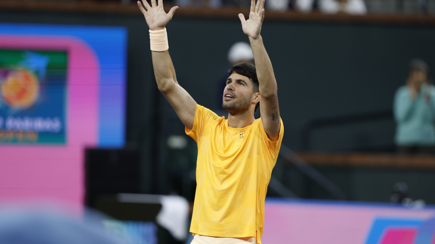 Carlos Alcaraz, tras su victoria ante Rinderknech