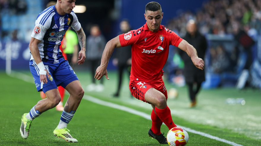 Ibai Arrasate, jugador de Osasuna Promesas