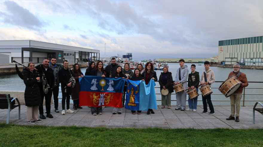 Gaitas de Burela en San Patricio