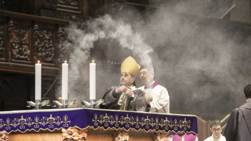 El arzobispo de Milán, Mario Delpini