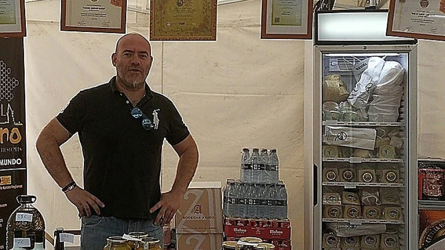 Manuel Garrido, edil de Carrión de los Condes (Palencia). (ABC)