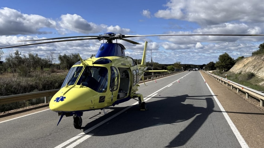 Helicóptero medicalizado del SES