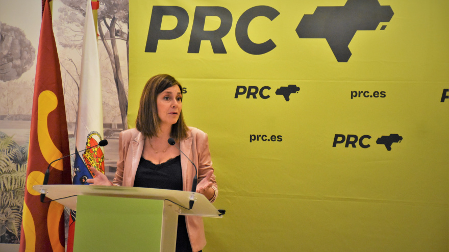 Paula Fernández, candidata del PRC a la presidencia de Cantabria.