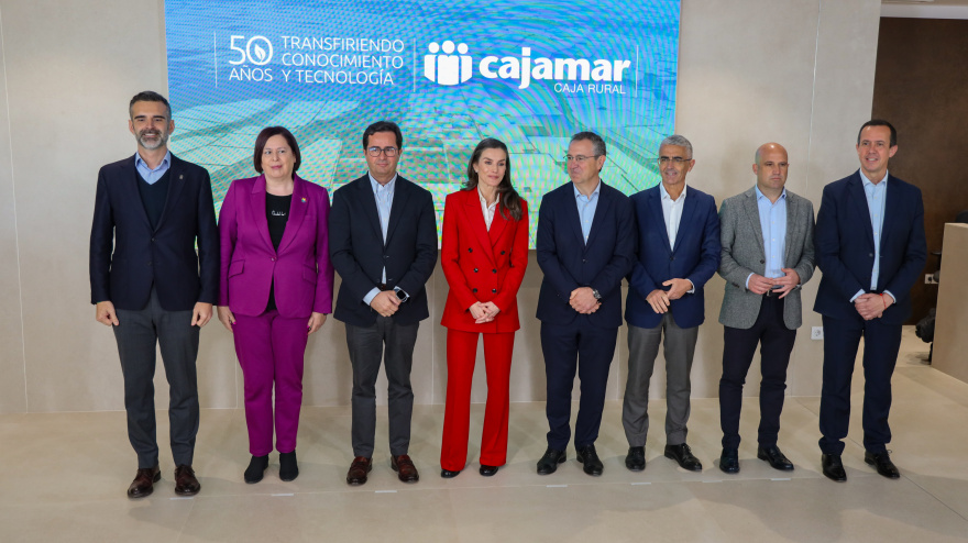 SU MAJESTAD LA REINA VISITA LA ESTACIÓN EXPERIMENTAL LAS PALMERILLAS DE CAJAMAR