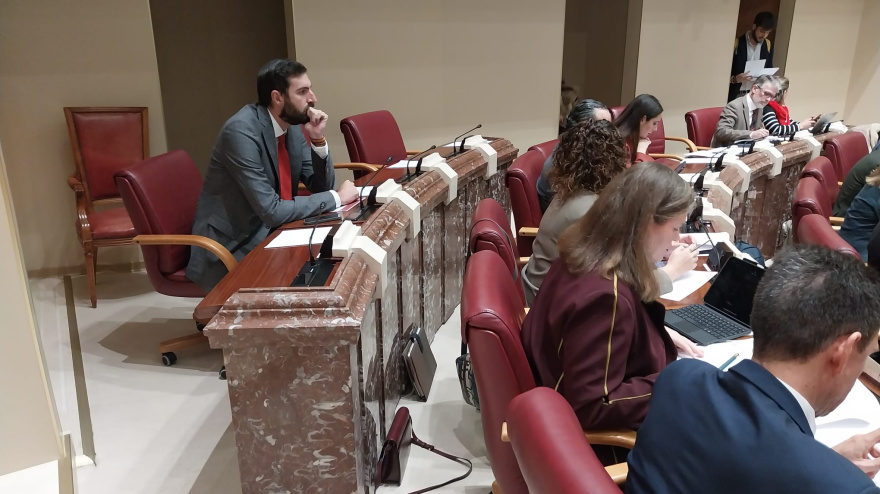 Antelo en su nuevo escaño en la Asamblea