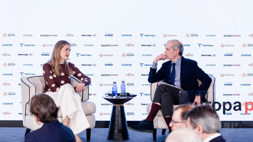 La ministra Aegesen en los Desayunos Informativos de Europa Press