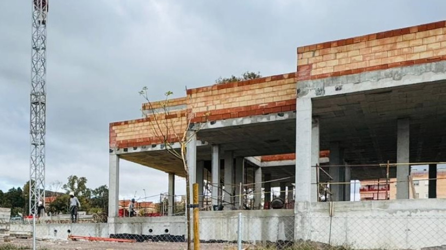 Estado de las obras de las viviendas de APANDIS en el Barrio de La Viña de Lorca