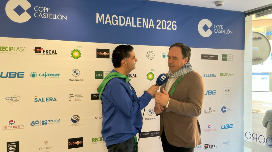 Juanfran Pérez Llorca durante su entrevista en COPE Castellón