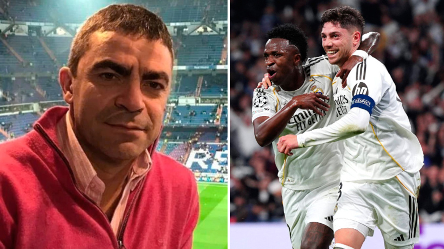 Manolo Sanchís y Fede Valverde