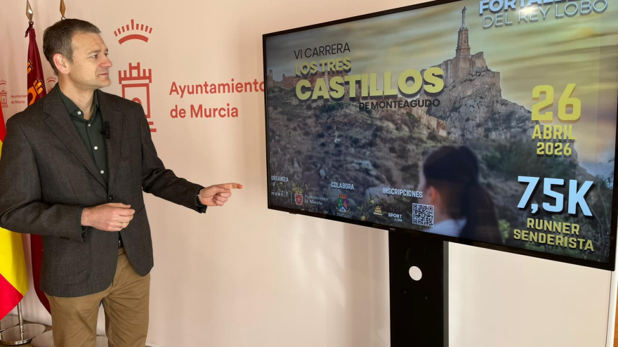 Presentación de la VI edición de la Carrera Popular 'Los Tres Castillos' de Monteagudo